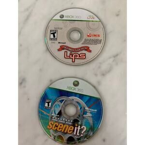 Xbox 360 Scene it? & Lips Games